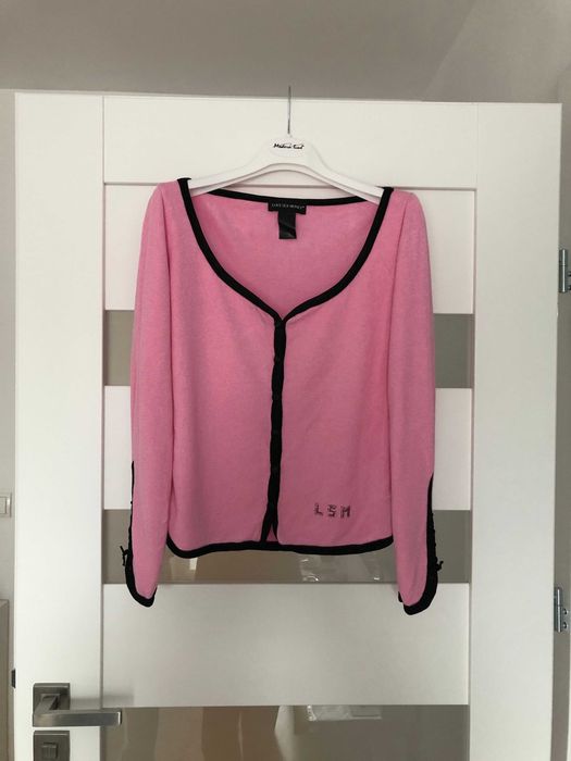 sweter damski różowy r s