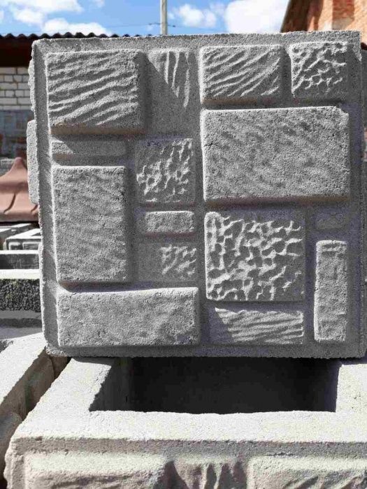 Блоки бетонні декоративні