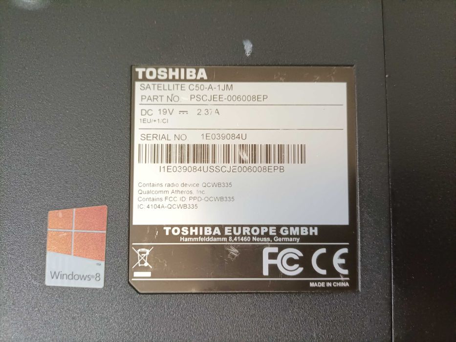 Toshiba Satellite C50-A Laptop (with New SSD) – Ubuntu 24.04 LTS64551204781057124