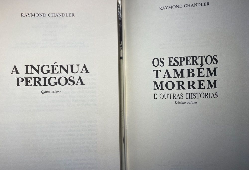 Raymond Chandler. Obras completas. 9 Livros