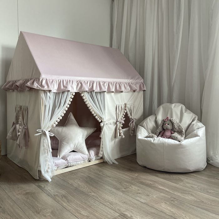 Вігвам, палатка, будиночок дитячий ігровий, каркасний деревʼяний