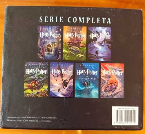 Harry Potter série 7 livros em caixa