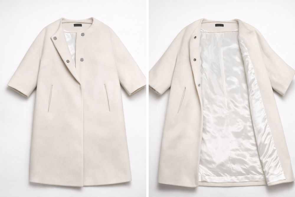 Демісезонне пальто з італійської вовни