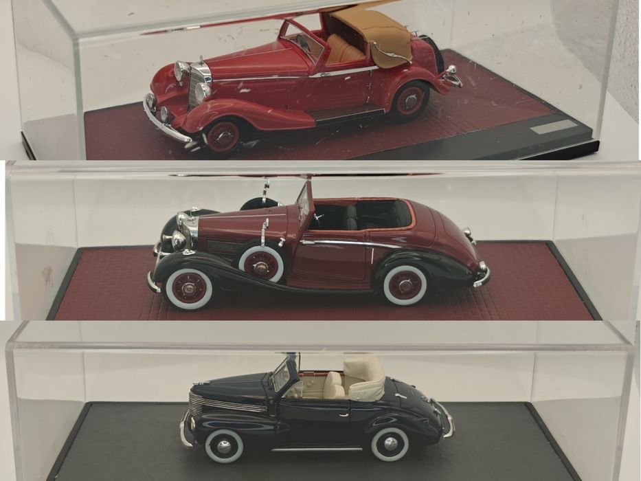 Matrix 1/43 Mercedes-Benz 540K, Opel Kapitan Hebmuller