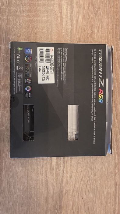 Продам оперативну пам'ять G.Skill Trident Z RGB DDR4-3600 32GB (2x16) + Гарантія