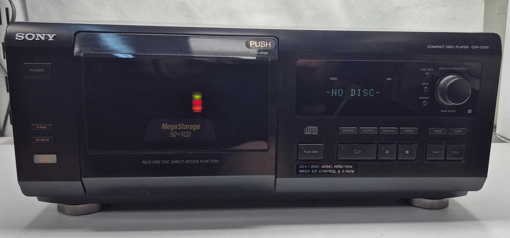 Odtwarzacz SONY CDP-CX55 na 51 płyt zmieniarka; Komis Jasło Igielna