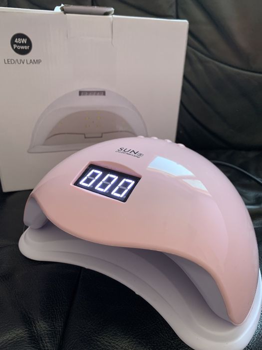 Лед лампа Sun, рожевого кольору