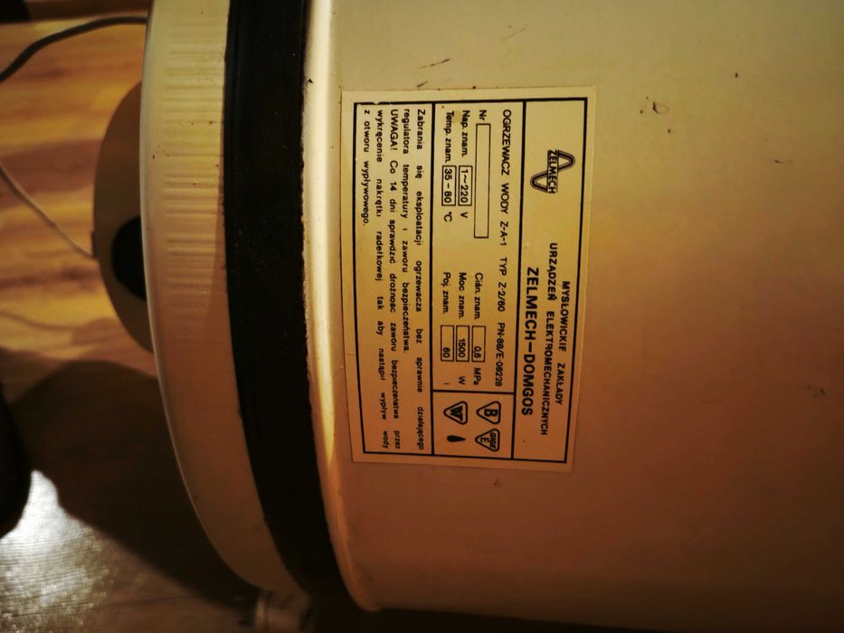 Bojler elektryczny Z2/60 1500 W