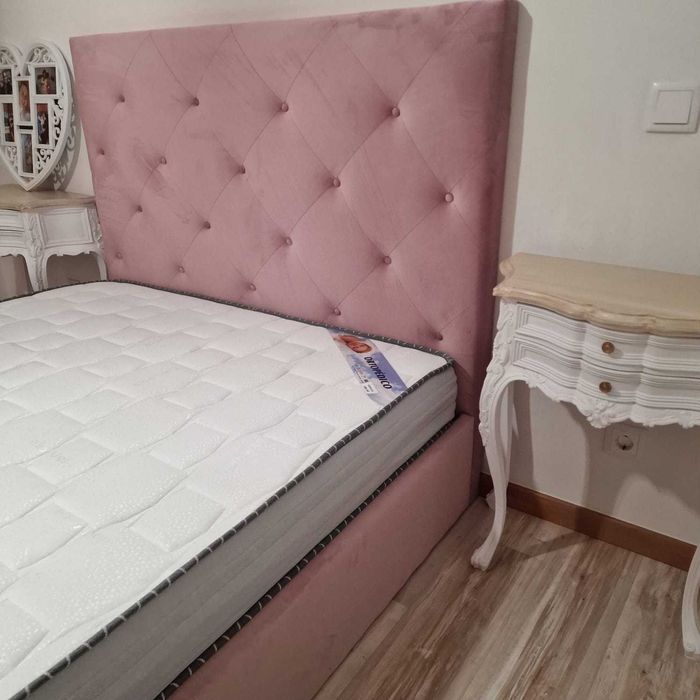 Camas de Casal Estofadas de Luxo 199€ Disp. em Várias Cores! 190x140m!