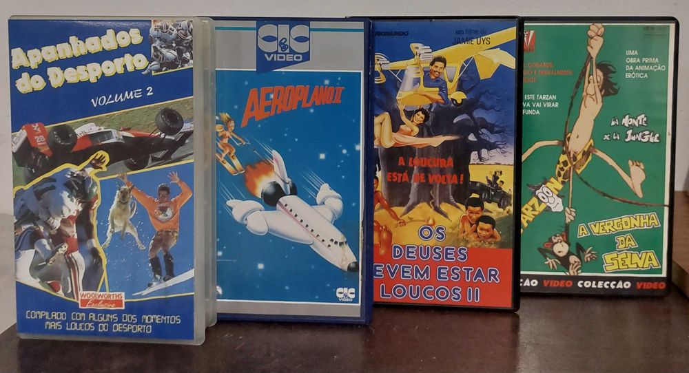 Filmes originais em cassetes VHS