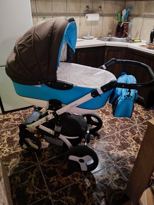 Wozek niemowlęcy 2w1 z dodatkami