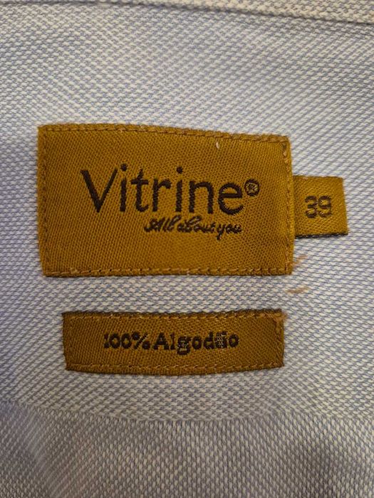 Camisa de homem azul claro Vitrine