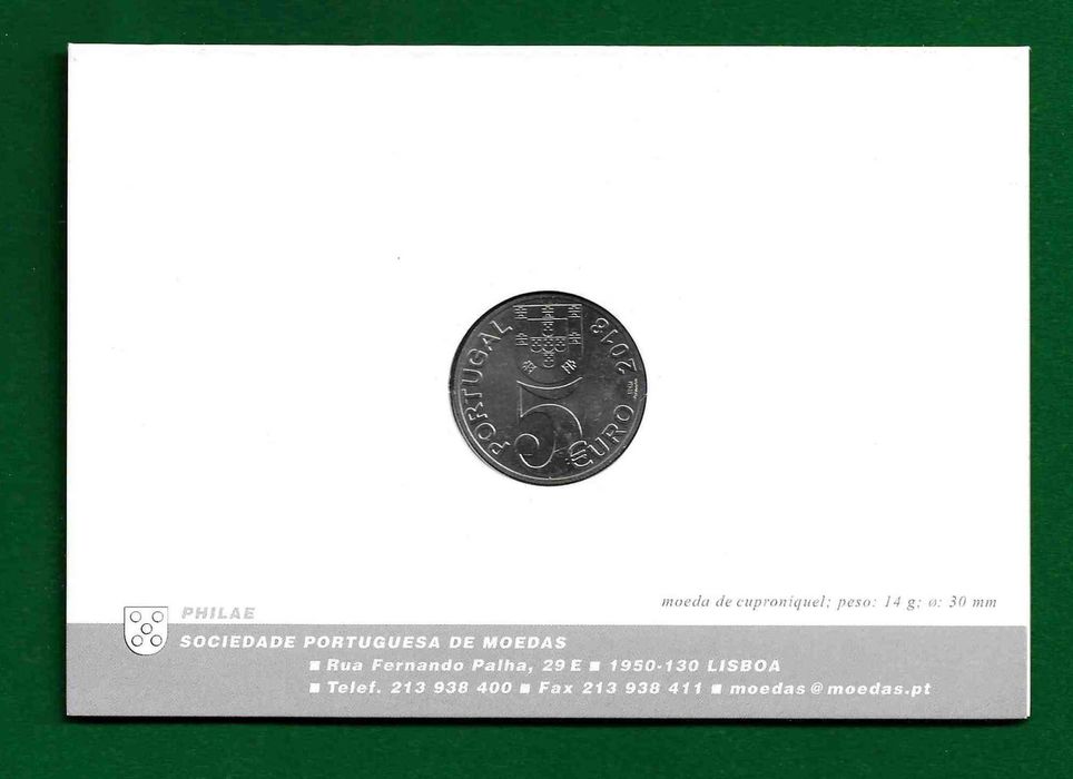 Moeda 5,00 € 100 Anos do Armistício