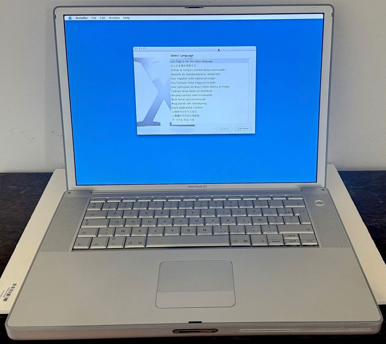 PowerBook G4 15" 1,67GHz (Hi-Res) – 1GB RAM – Peça de Coleção