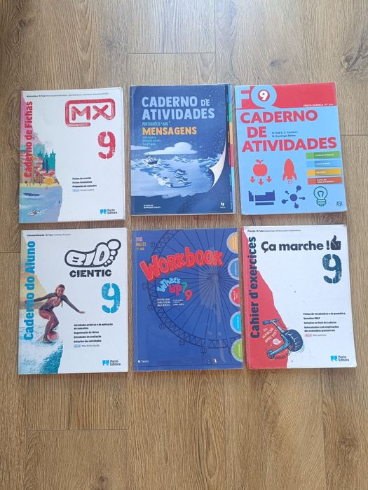 Cadernos de atividades do 9° ano