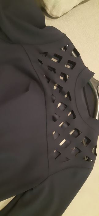 Vestido azul marinho