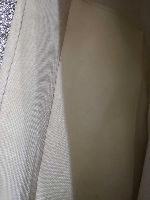 Efektowna torebka -Srebrna.