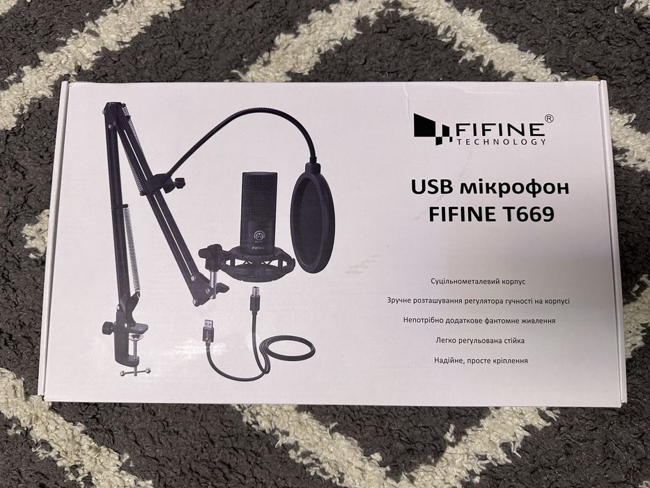 USB мікрофон Fifine T669