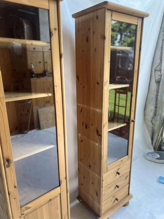 Komody - witryny lite drewno