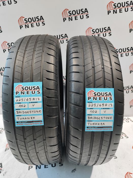 2 pneus semi novos 225-65R17 Bridgestone - Oferta dos Portes