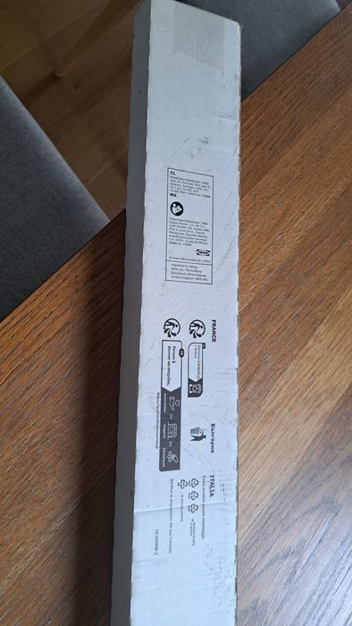 BEKRÄFTA Komplet karniszy, biały, 120-210 cm 19 mm IKEA, NIEOTWARTY