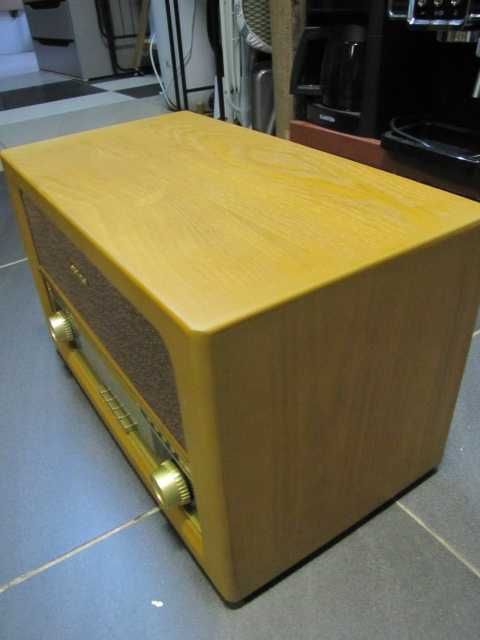 Wieża stereo styl retro drewno CD FM USB MP3  Auna Belle Epoque 1906