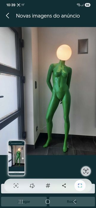 Candeeiro Manequim Hans Boodt