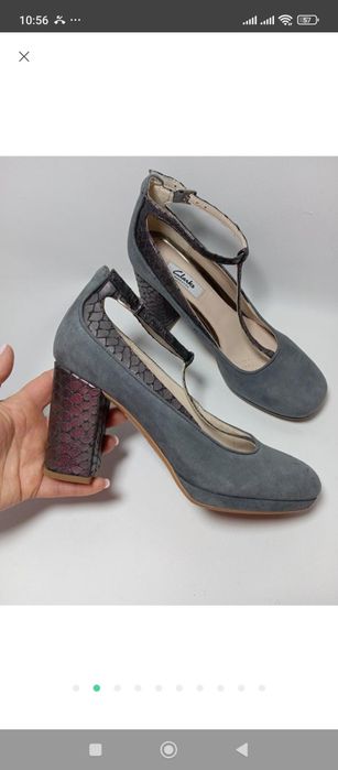 Жіночі туфлі Clarks, нові 
дуже круті і зручні
розмір 39
по устілці 25