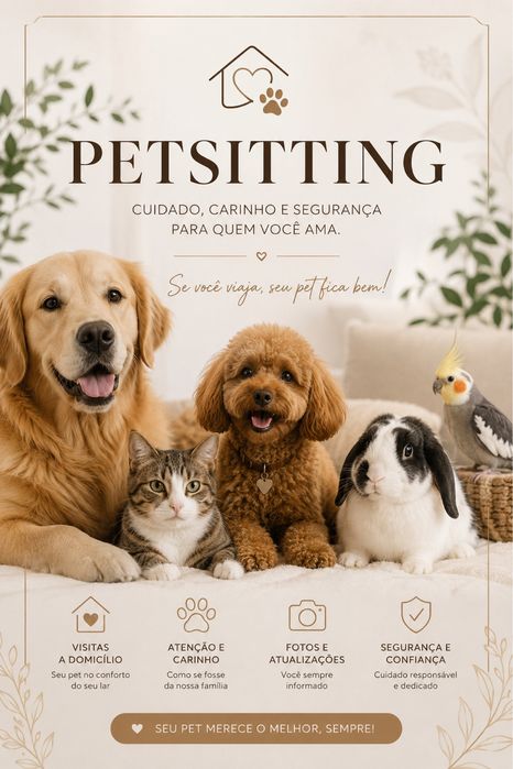 Pet Sitting • Cuidado com seu pet