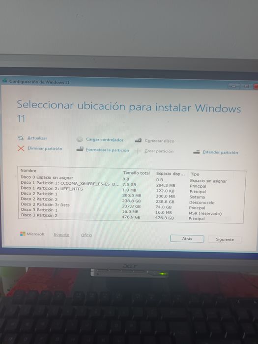 Boot Pen de Microsoft Windows 11