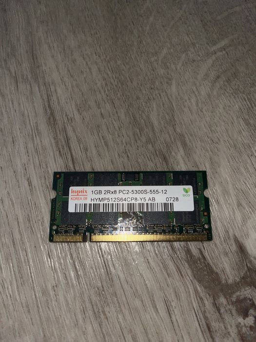 DDR2 1Gb 2Rx8 PC2-5300S-555-12