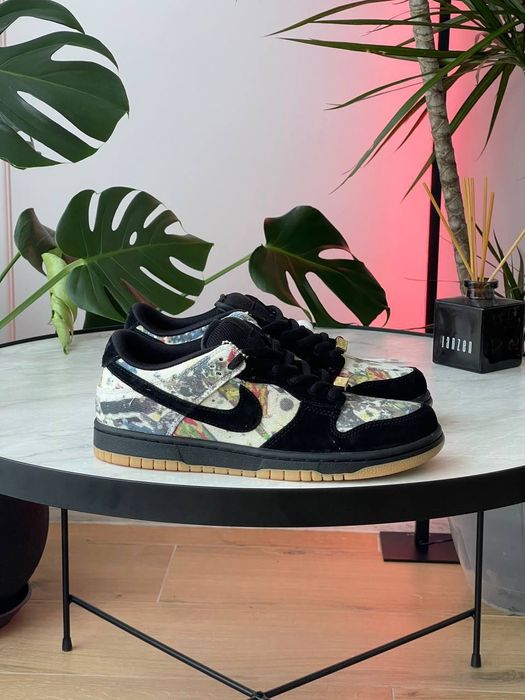 МЕГА ХІТ! Nike SB Dunk Low x Supreme Rammellzee 40 41 42 43 44 45 данк