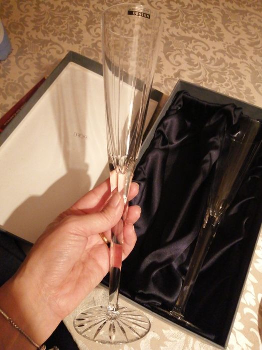 Conjunto de 2 flutes crystal