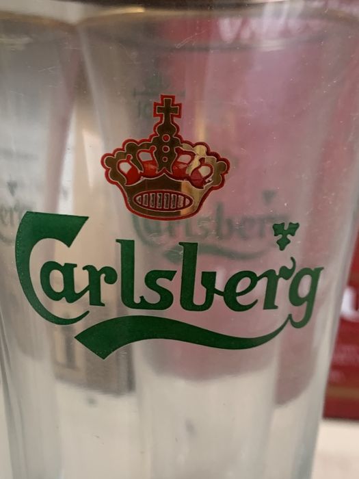 Gratka kolekcjonerska! CARLSBERG szklanki do piwa 0,4 / 0,25