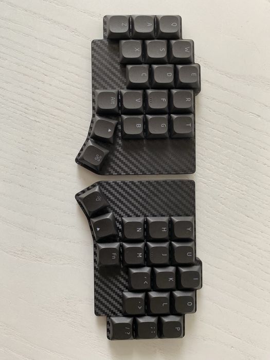 Ергономічна спліт клавіатура Flake 2 в 1 (choc+mx), підтримка Miryoku