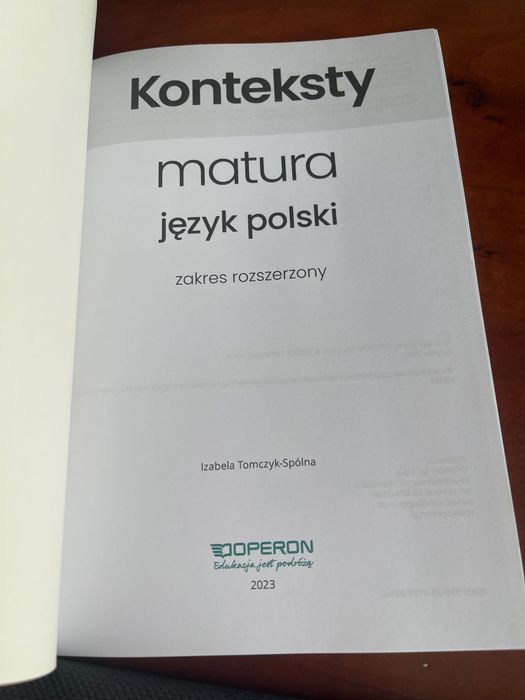 Matura jezyk polski- ,,Konteksty”