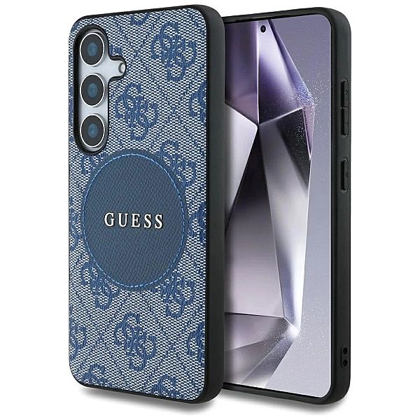 Etui Guess 4G Round Patch Classic Logo MagSafe do Samsung Galaxy S25 P