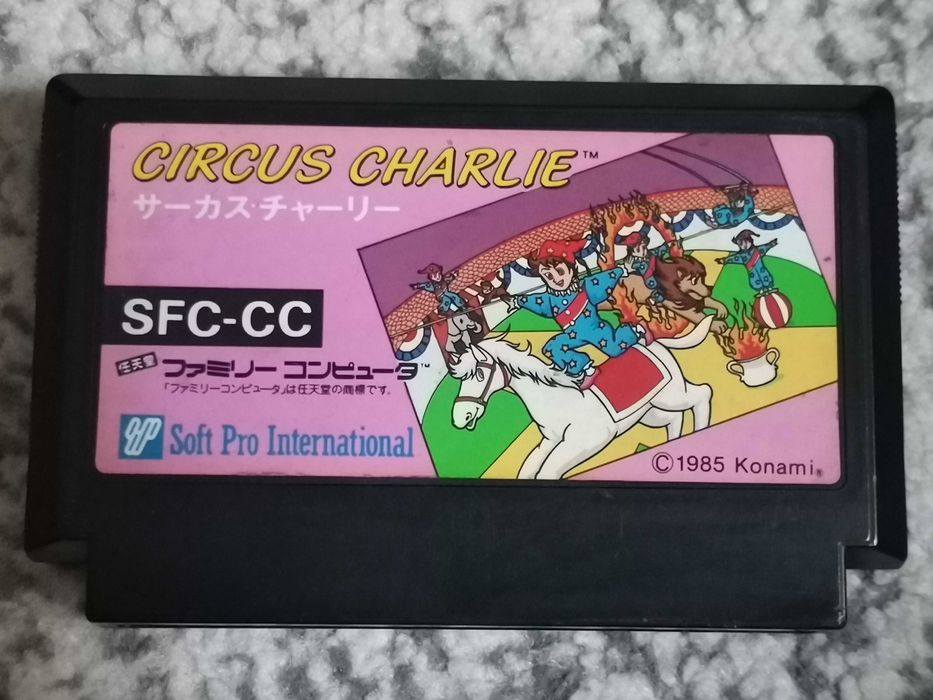 Circus Charlie kartridż na Nintendo Famicom /Pegasus (Circus