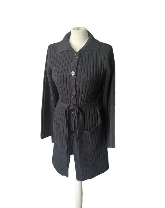 Długi kargigan damski Dolce Vita M 38 vintage retro