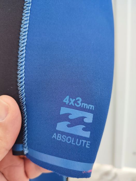 Fato de surf BILLABONG Absolute 4/3mm  MS, usado 1 vez