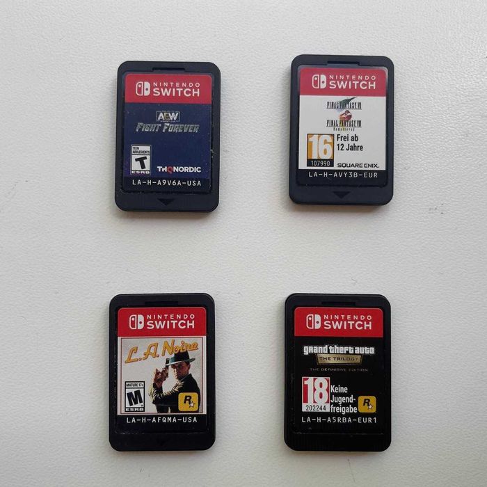 Ігри для Nintendo Switch картриджі