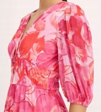 B.P.C sukienka siateczkowa midi wzory 44/46.