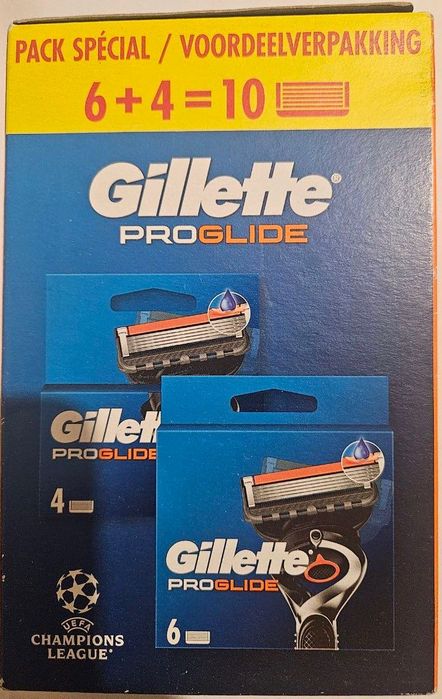 Gillette Proglide леза для гоління упаковка 10 штук. Оригінал