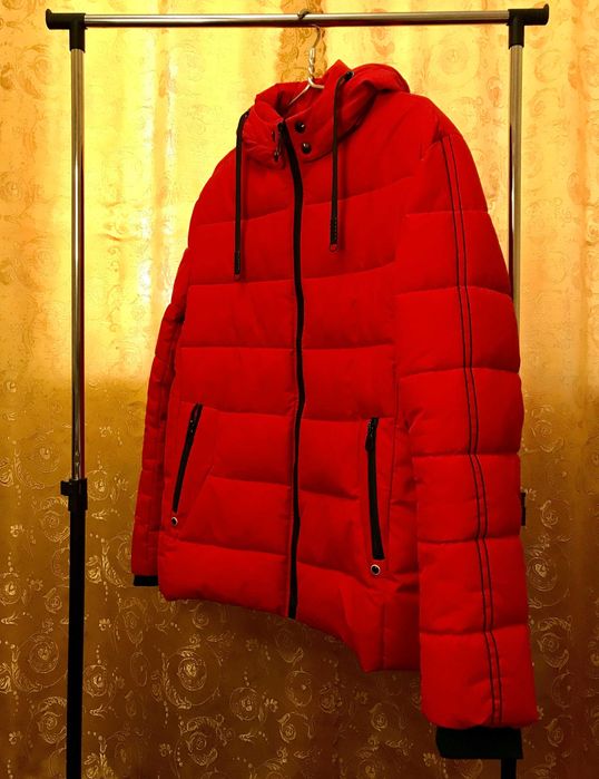 Модна чоловіча червона куртка | XIHANG