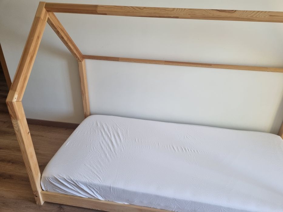 Cama montessori madeira 90x200cm Mon Lit Cabane