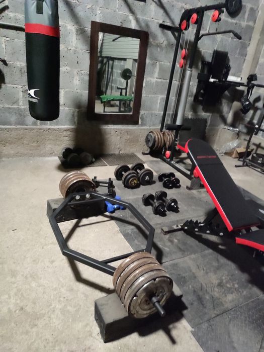 Trap Bar do martwego ciągu gryf heksagonalny