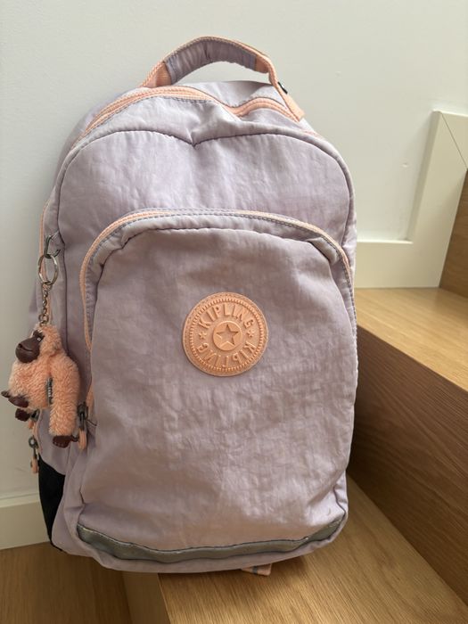 Mochila escolar Kipling Rosa -Lilás