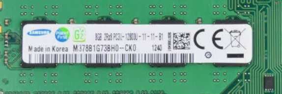 Samsung 8GB PC3L 12800U 2RX8 DDR3 1600MHz 1.35V Memory RAM DIMM