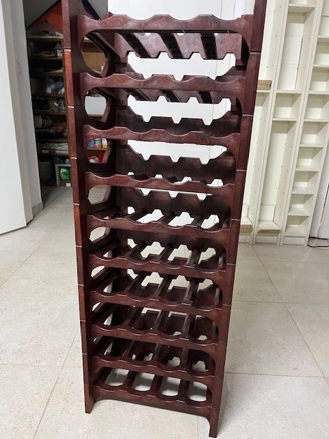 Conjunto de estantes para vinhos "DOMPLEX".