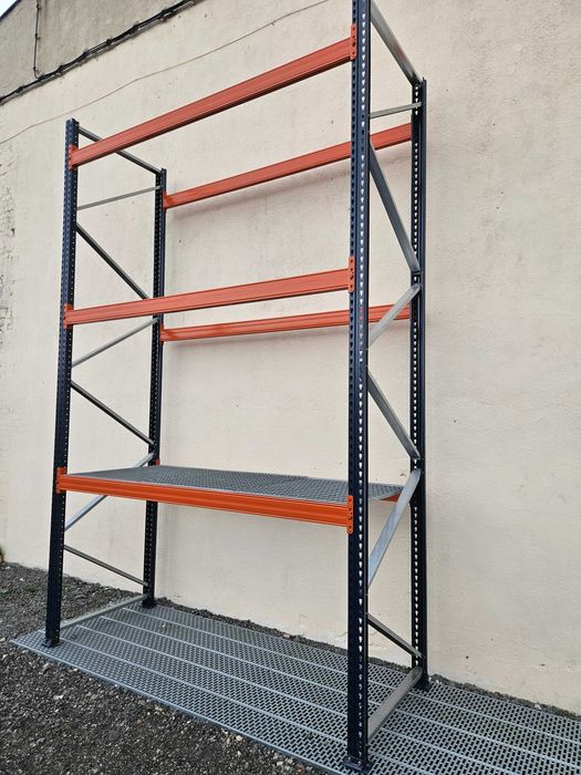 Regał magazynowy, regał paletowy, do magazynu, do warsztatu, metalowy